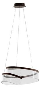 LED závěsné svítidlo 2356 lm 3000K kávová ITALUX Rustin PND-58728-45W-3K