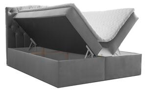 Eka Kontinentální čalouněná postel Elegant - Fresh (90x200 cm) Barva látky - Fresh: Hořčicová (37)
