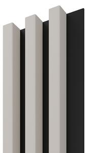 WOOD COLLECTION Dřevěná lamela LINEA SLIM 3 - japandi / černá