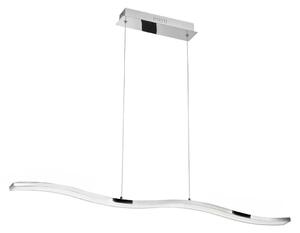 LED lustr Cesena – Šedá