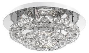 LED stropní svítidlo Quentin 40 Čirá