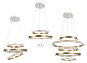 LED lustr Vegas 45 mosaz – Zlatá