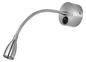 Moderní nástěnné svítidlo Flex 7 Chrome – Šedá