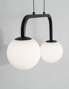 Retro lustr Joline 35 černé – Černá