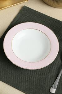 Pip Studio La Majorelle talíř Ø21,5cm, růžový (porcelánový hluboký talíř)