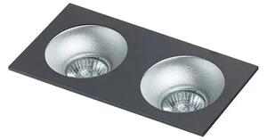 Podledové svítidlo Hugo 2 Downlight černé – Černá
