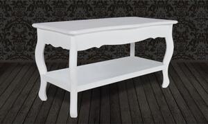 Konferenční stolek antik bílá Dekorhome