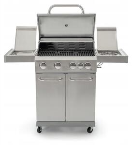 ZÁHRADNÍ PLYNOVÝ GRIL 18,8 kW, LITINOVÝ, NEREZOVÝ, 4+1 boní hoák, Corciano