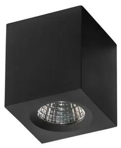 LED bodové světlo Nano square černé – Černá