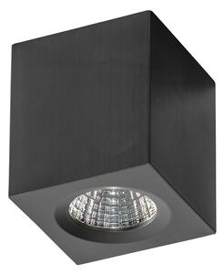 LED bodové světlo Nano square černé – Černá