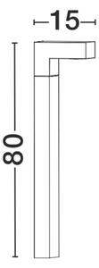 Venkovní LED lampa Apollo – Šedá