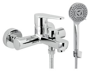 Novaservis Titania Fresh Vanová nástěnná baterie se sprchovým setem, Eco, rozteč 15 cm, chrom 96021,0E