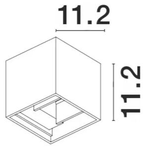 Venkovní LED svítidlo Como 11.2 hnědá