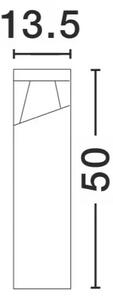 Venkovní LED lampa Lock – Šedá