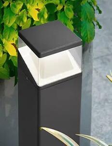 Venkovní LED lampa Lock – Šedá