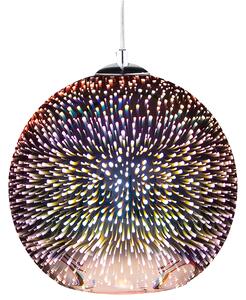 Závěsná lampa SESSERA Sklo Měděná