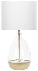 Stolní lampa OKARI Sklo Bílá