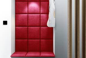 ETapik - Čalouněný panel 30 x 30 cm - Červená 2309