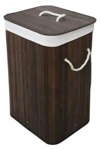 Gaira® Koš na prádlo Bamboo 73040, Barva tmavě hnědá