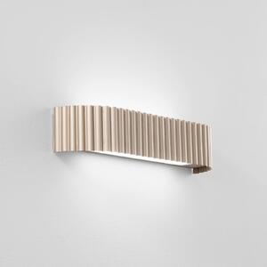 Luce Ambiente Design LED nástěnné světlo Niike, zlatá, šířka 40 cm, kov,, Mosaz / zlato, Obývací pokoj / jídelna, kov, Moderní