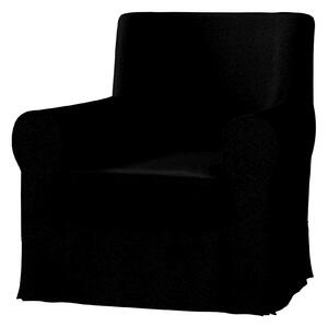 Potah na křeslo IKEA Ektorp Jennylund barva černá látka pletený vzor