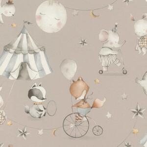 RASCH | Vliesová tapeta na zeď Kids World 2 301939 | 0,53 x 10,05 m | šedá