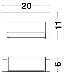 Venkovní LED svítidlo Volvel – Černá