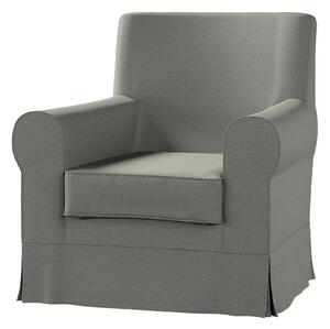 Potah na křeslo IKEA Ektorp Jennylund barva šedá látka pletený vzor