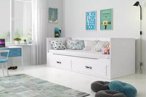 Výsuvná postel Hermes 2 80 x 200 + 2x matrace + rošt