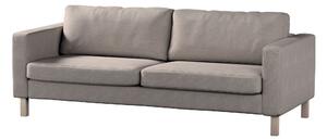 Potah na pohovku IKEA Karlstad 3-místná, nerozkládací, krátký barva béžová látka pletený vzor
