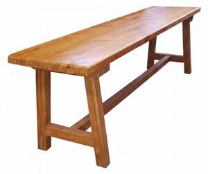 SOB Nábytek - Dřevěná lavice masiv 160 cm Hacienda dřevo borovice - HAC-014-NEW