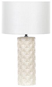 Stolní lampa BALONNE Keramika Světle béžová