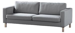Potah na pohovku IKEA Karlstad 3-místná, nerozkládací, krátký barva šedá látka sametová