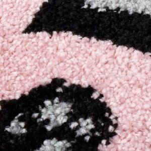 Dětský koberec Bubble Kids 1331 růžový