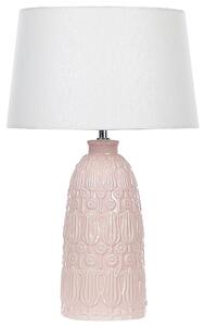 Stolní lampa ZARIMA Keramika Růžová