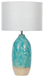Stolní lampa ATABA Keramika Tyrkysová