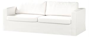 Potah na pohovku IKEA Karlstad 3-místná, nerozkládací, dlouhý barva bílá