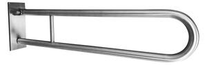 Bemeta Design HELP: Madlo, 850 mm, ve tvaru U, sklopné, s krytkou, nerez, mat - 301607322