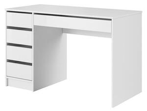 Psací stůl, toaletka ADA bílý lesk 120 x 75 x 55 cm, skladem
