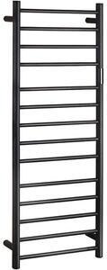 Bemeta Design Elektrický koupelnový radiátor / sušák ručníků 450x1320mm, 180W, černá - 704151050