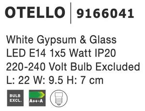 Nástěnné svítidlo Otello 4 bílé – Bílá
