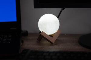 IK Noční lampička ve tvaru měsíce, 3D