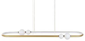 LED závěsná lampa FEALE Kov Zlatá