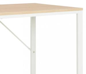 Psací stůl 120x60 cm Dekorhome Bílá / dub