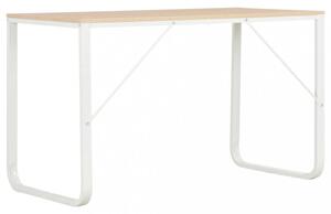 Psací stůl 120x60 cm Dekorhome Bílá / dub