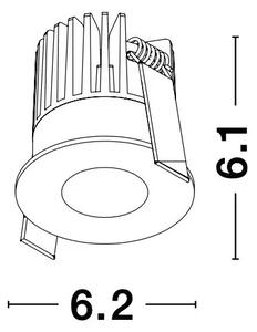 Podhledové svítidlo Petit 3 bílé – Bílá