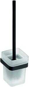 Bemeta Design NERO: WC štětka, na pověšení, sklo - 135013010