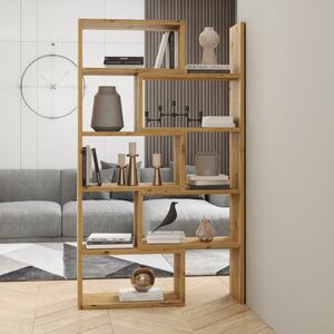 Designový regál na knihy FADNA - dub artisan