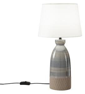 FANEUROPE FAN EUROPE Stolní lampa Lume Navajo, šedá, 1xE27, 25x49 cm
