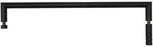 Bemeta Design DARK: Držák ručníků, 450 mm, na skleněné dveře - 104204310